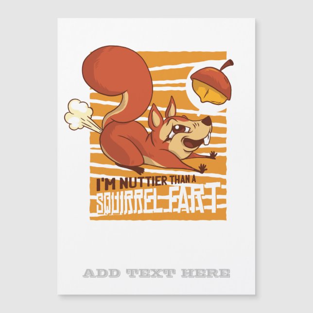 Más Nutrida Que Una Ardilla Fart Divertido Loco (Anverso)