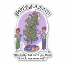 Más Pegatina de Personalizados de Navidades de gat