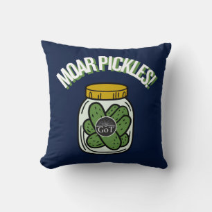 ¡Más pepinillos! Almohada decorativa