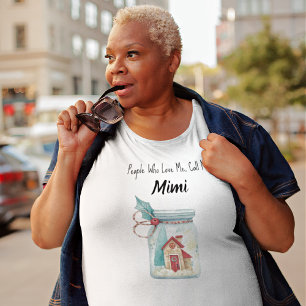 Más Personalizado de tamaño Abuela Holiday Comfy T