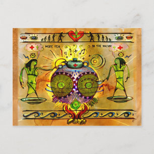 Más postal del té