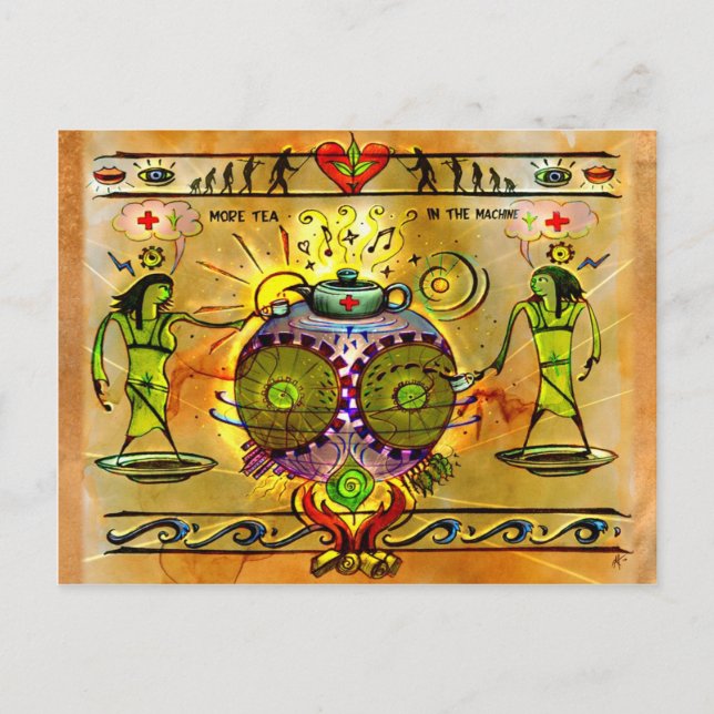 Más postal del té (Anverso)
