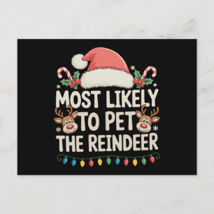 Más Probable De Acariciar Al Reno Navidad Combinac