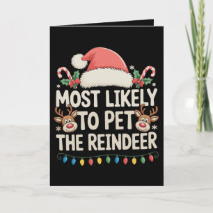 Más Probable Que Acaricie Al Reno Navidad Combinac