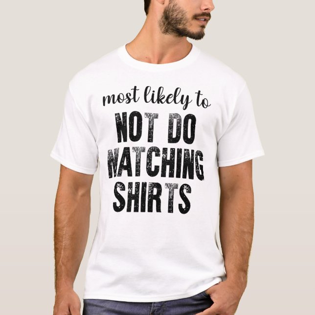 Más Probable Que No Use Camisetas Combinadas en Ha (Anverso)