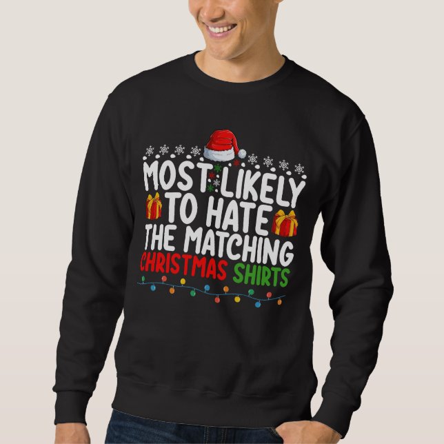 Más Probable Que Odie Las Camisetas De Navidad A J (Anverso)