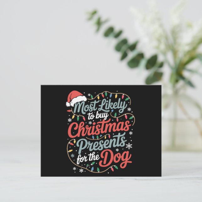 Más Propenso a Comprar Regalos de Navidad para el  (Anverso de pie)