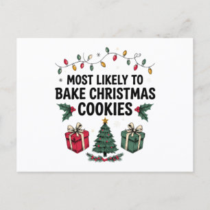 Más Propenso a Hornear Galletas de Navidad Fiesta