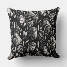 Más que músculo – Almohada ilustrada