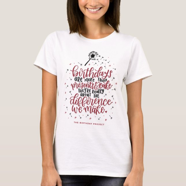 Más que presentes y la camiseta de la torta (Anverso)