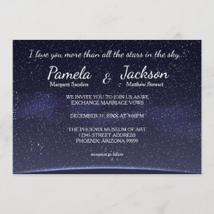 Más que todas las estrellas - Invitación a la boda