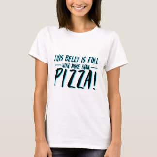 Más que una camiseta de maternidad con pizza