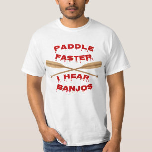 Más rápido, oigo a Banjos otra vez camiseta