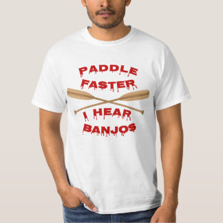 Más rápido, oigo a Banjos otra vez camiseta