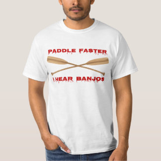 Más rápido, oigo la camiseta de Banjos