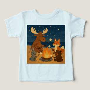 Más S’more para Amar – Camiseta de Fogata para Niñ