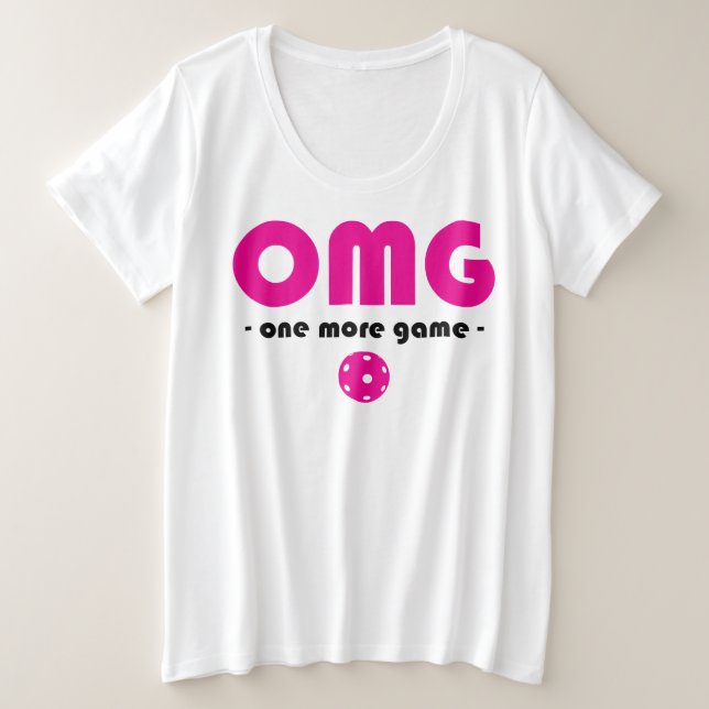 Más tamaño Balonmano Una partida más blanco / rosa (Anverso del diseño)