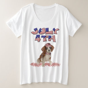 Más tamaño Cuarto de camiseta de julio