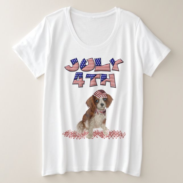 Más tamaño Cuarto de camiseta de julio (Anverso del diseño)
