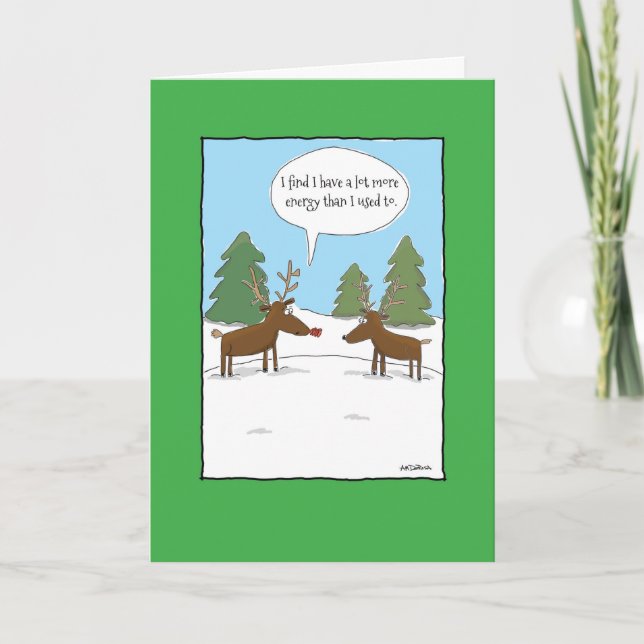 Más tarjeta de felicitación del chiste del navidad (Anverso)