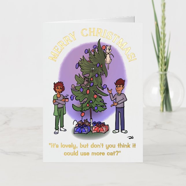 Más tarjeta de Navidades plegados del Relieve meta (Anverso)