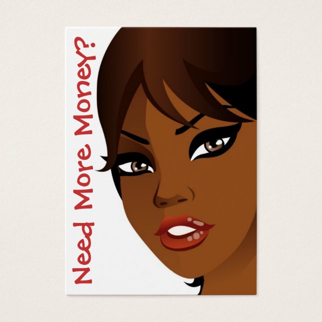 Más TARJETA DE TAMAÑO DE dinero (Frente)