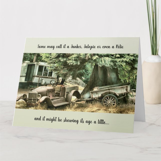 Más viejo - Tarjeta de cumpleaños (Anverso)