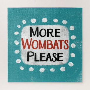 Más wombats por favor rompecabezas