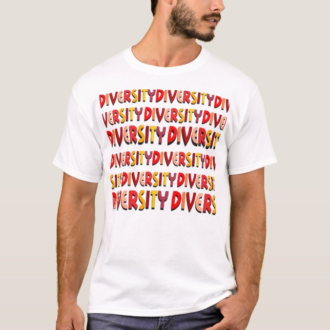 Más y más camiseta de diversidad (Anverso)