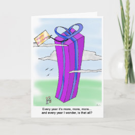 Más y más divertida tarjeta de cumpleaños