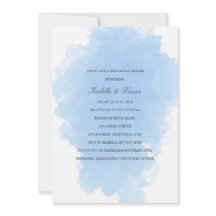 Masa azul | Invitación a la cena de ensayo