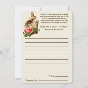 Masa católica: recuerdo de los muertos