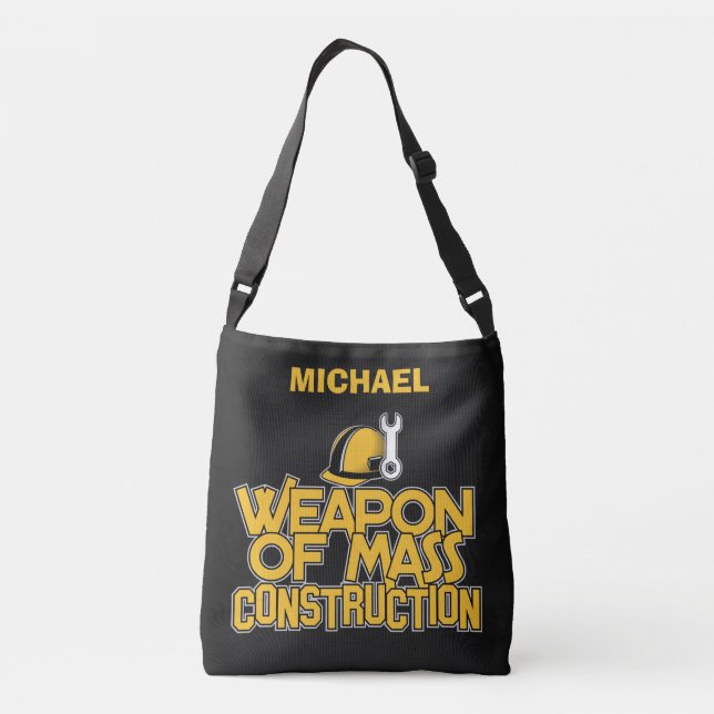 Masa Construcción de bolsas de nombres personaliza (Reverso)