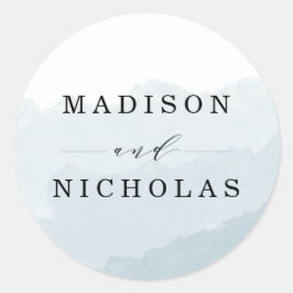 Masa de acuarela | Pegatinas a favor de la boda