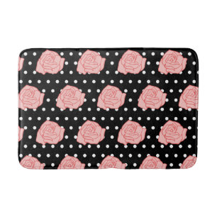Masa de alfombra de baño rosa rosa rosa