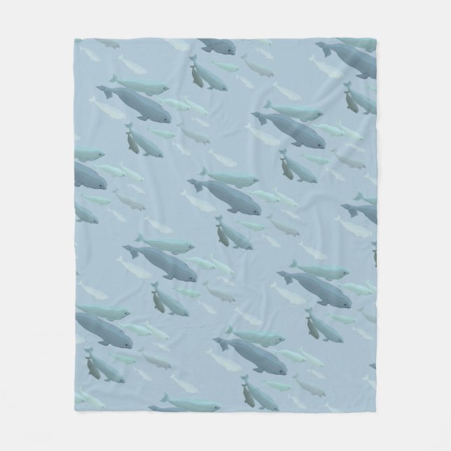 Masa de ballena Beluga Mantas de la fleche de arte (Anverso)