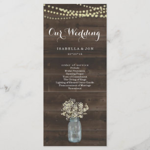 Masa de la boda/fan del programa de la ceremonia