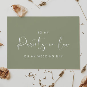 Masaje a mis padres en la ley en mi tarjeta del dí