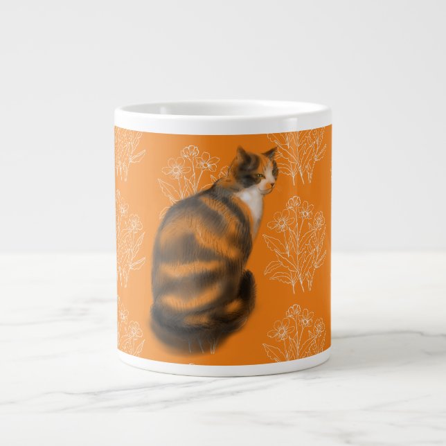 Masaralade cat taza de café gigante (Frente)