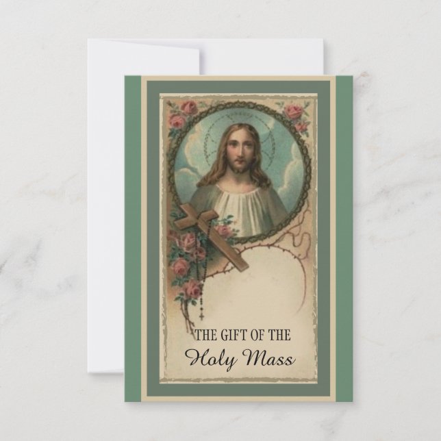 Masas católicas tradicionales con el corazón sagra (Anverso)