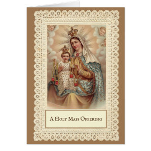 Masas Sagradas Ofreciendo el Niño del Monte Carmel