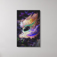 Máscara abstracta Arte de lienzo de disfraz