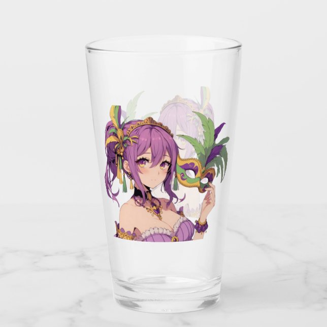 Máscara Anime Mardi Gras (Anverso)