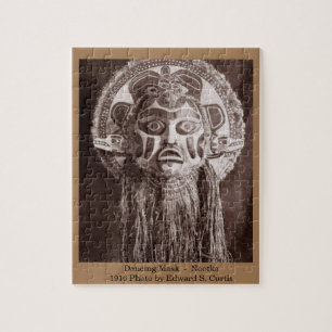 Máscara bailarina - Rompecabezas de Curtis Nootka