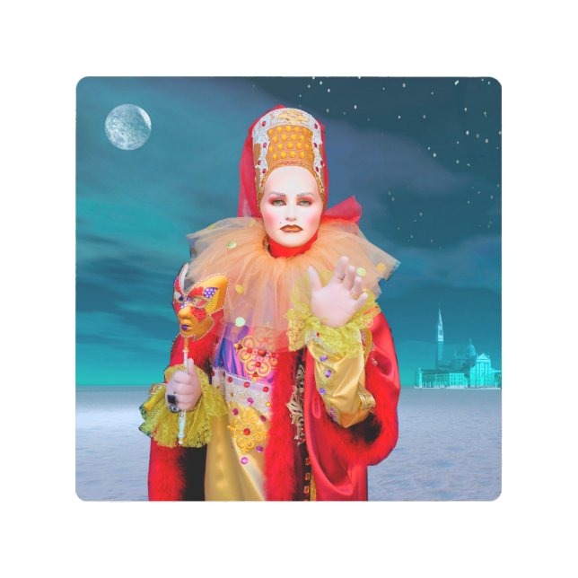 Máscara de arte Metalizado de Venecia (Anverso)