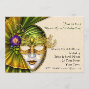 Máscara de bienvenida, Invitación a la mascarada
