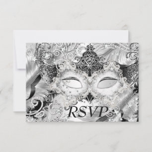 Máscara de brillo de plata RSVP para fiesta de dis