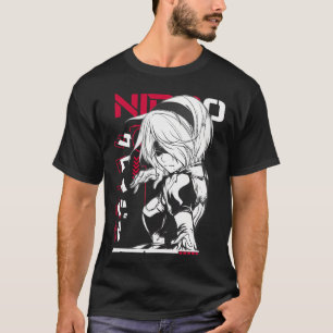 Máscara de camiseta Nier Automata 2B
