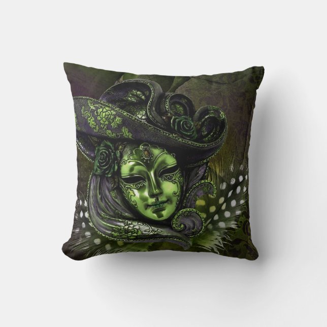 Máscara de Carnaval - Cojines decorativos de la Ma (Anverso)