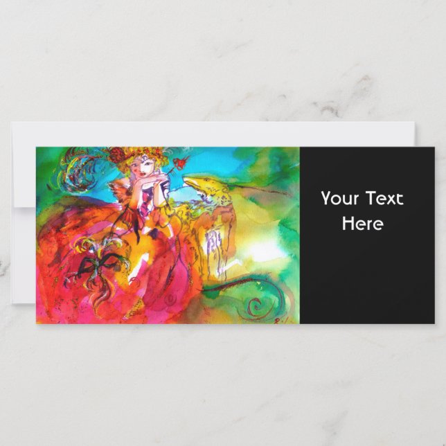 Máscara de carnaval de MIRANDOLINA / Veneciana (Anverso)